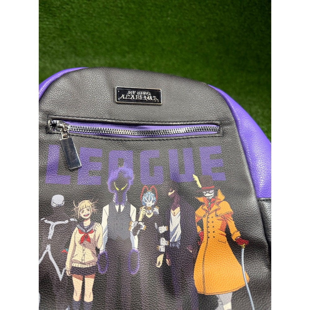 My Hero Academia League of Villains Mini Backpack Loungefly Anime Purple Black - Picture 2 of 6